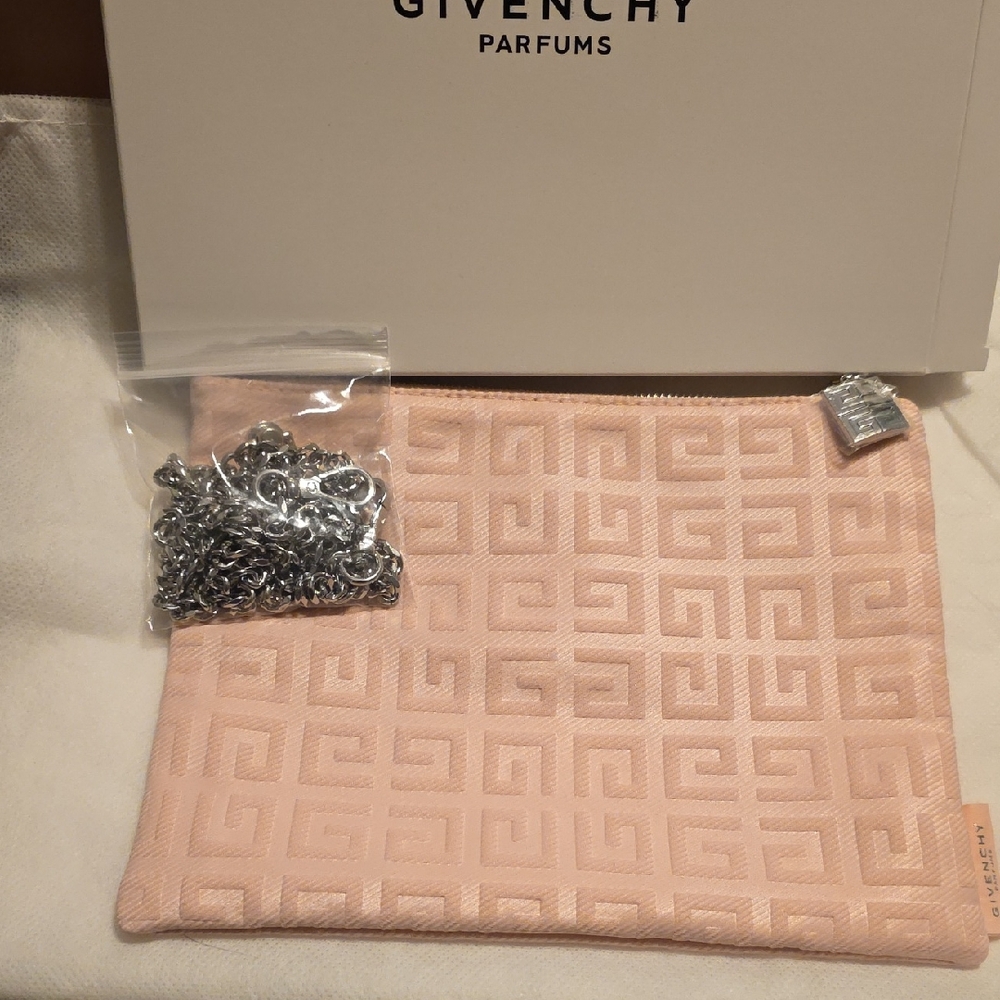 Givenchy Embossed Pink Cosmetic Bag